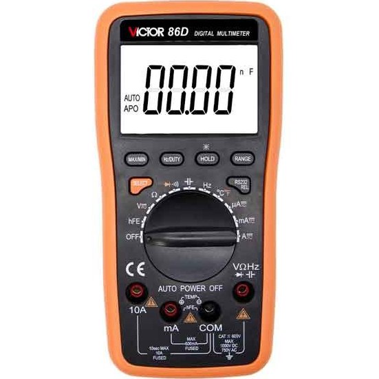 مولتی متر دیجیتال ویکتور مدل VC86D